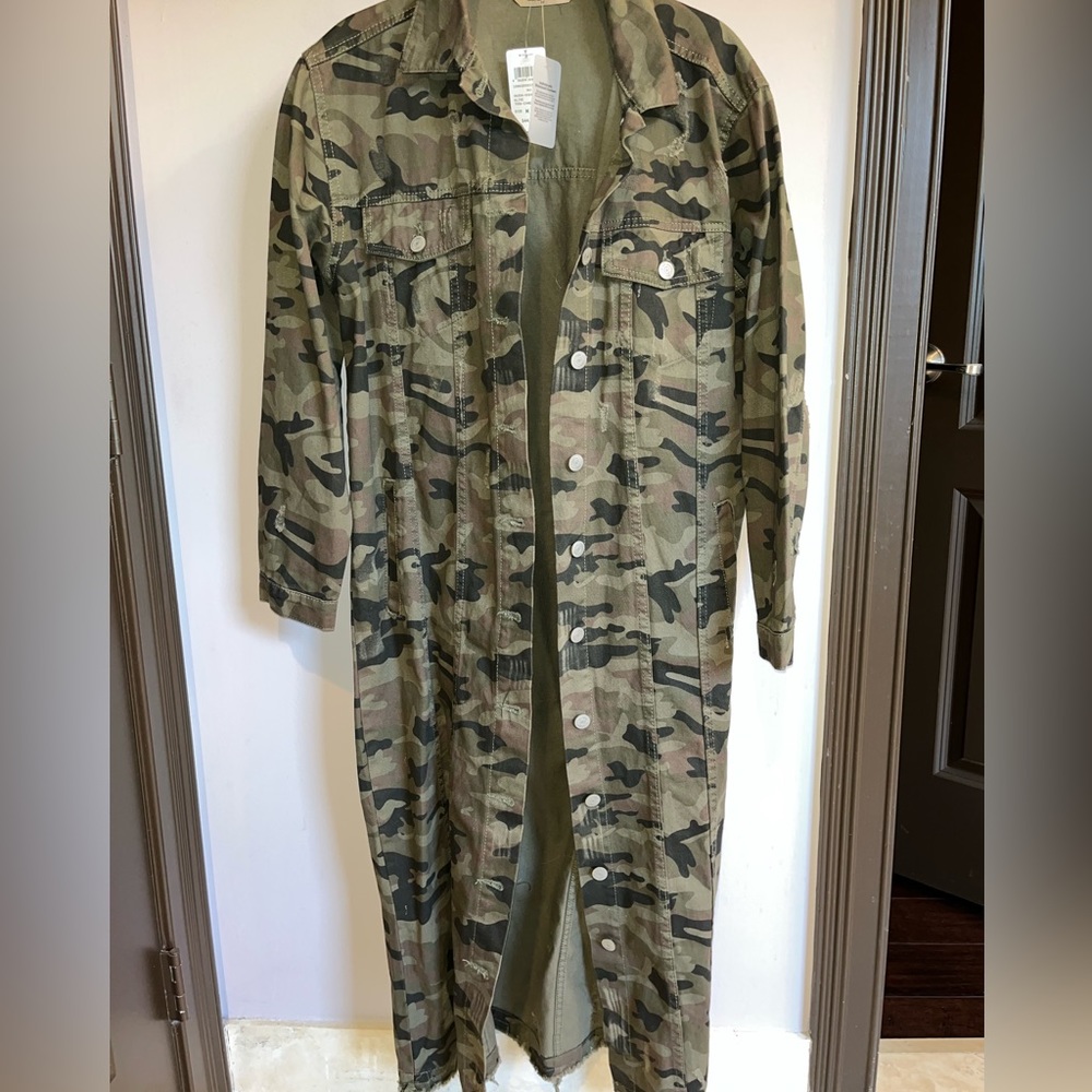Camouflage Jean Coat
